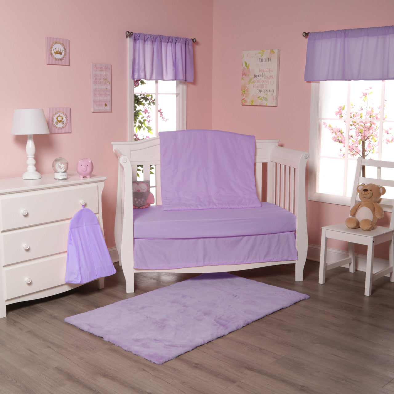 Everyday Kids Purple Window Valance