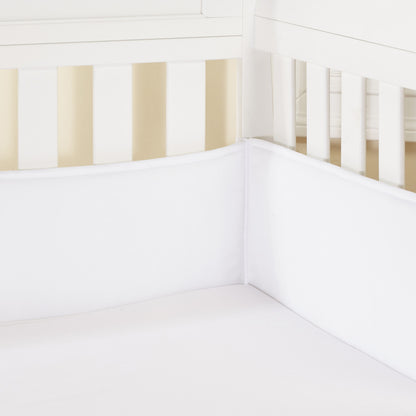 Everyday Kids 4-Piece Crib Bumper Pads - White