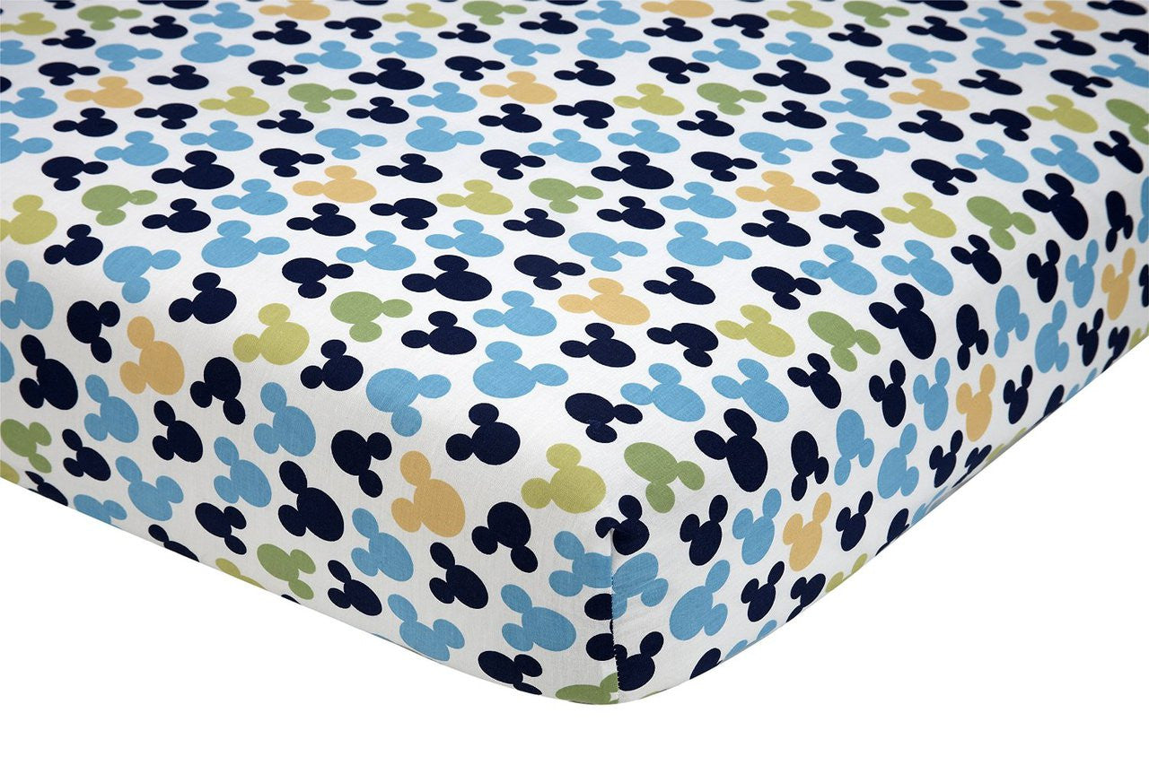 Disney My Friend Mickey 2 Piece Crib Sheet Set