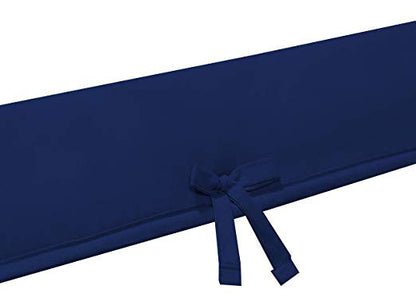 Everyday Kids 2 Piece Padded Baby Crib Rail Cover - Navy