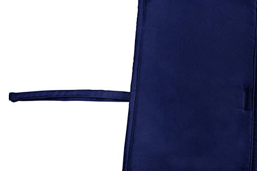 Everyday Kids 2 Piece Padded Baby Crib Rail Cover - Navy