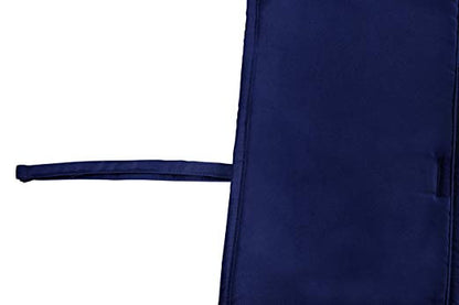 Everyday Kids 2 Piece Padded Baby Crib Rail Cover - Navy