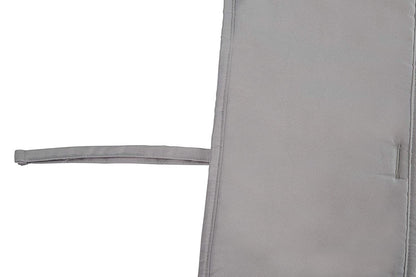 Everyday Kids 3-Piece Padded Baby Crib Rail Cover Set - Grey