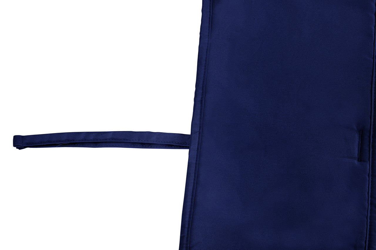 Everyday Kids 3-Piece Padded Baby Crib Rail Cover Set - Navy