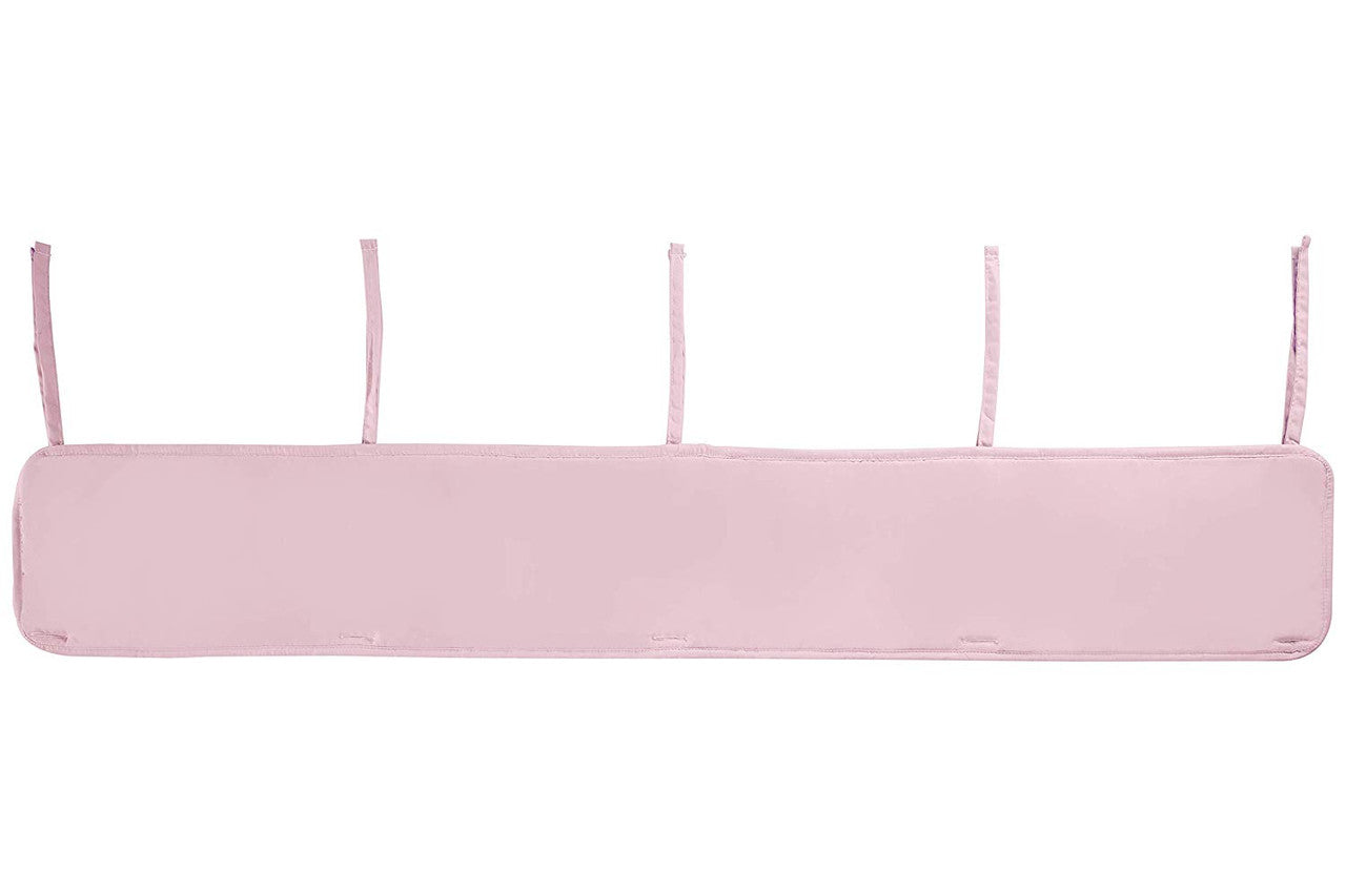 Everyday Kids 3-Piece Padded Baby Crib Rail Cover Set - Pink