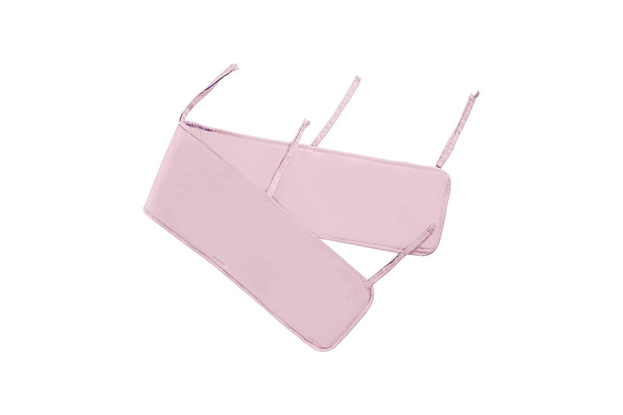 Everyday Kids 3-Piece Padded Baby Crib Rail Cover Set - Pink