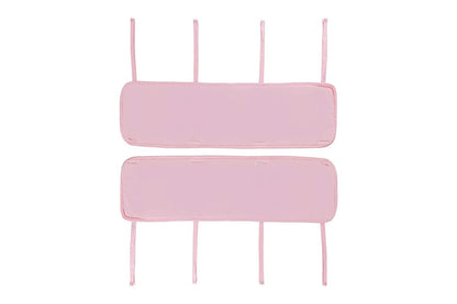 Everyday Kids 3-Piece Padded Baby Crib Rail Cover Set - Pink