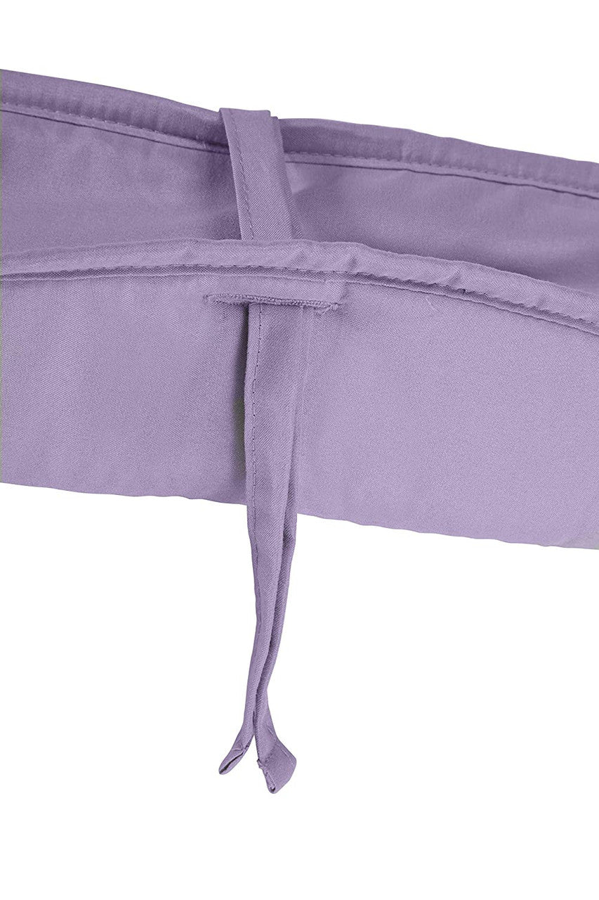 Everyday Kids 3-Piece Padded Baby Crib Rail Cover Set - Purple