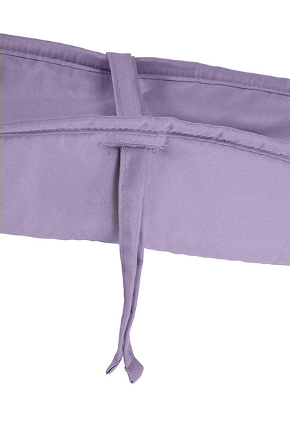Everyday Kids 3-Piece Padded Baby Crib Rail Cover Set - Purple