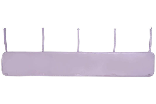 Everyday Kids 3-Piece Padded Baby Crib Rail Cover Set - Purple