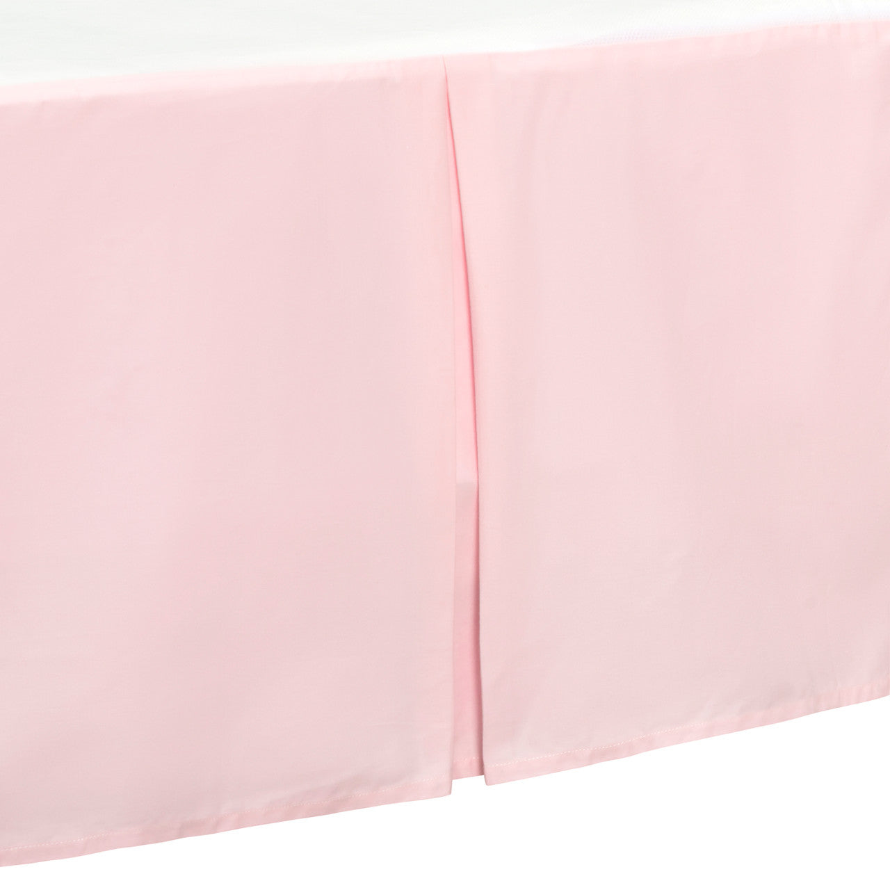 EVERYDAY KIDS Pink Pleated Crib Skirt