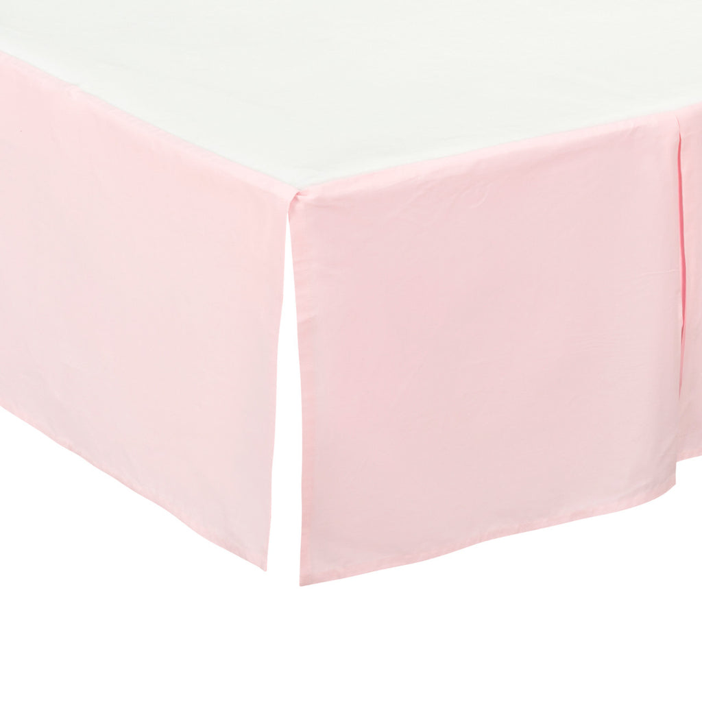 EVERYDAY KIDS Pink Pleated Crib Skirt