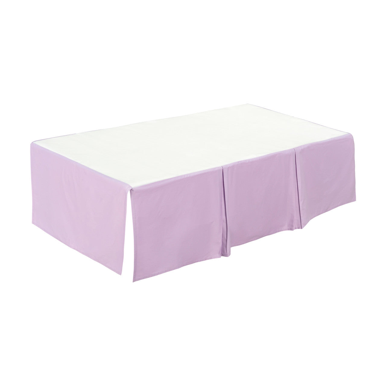 EVERYDAY KIDS Purple Pleated Crib Skirt