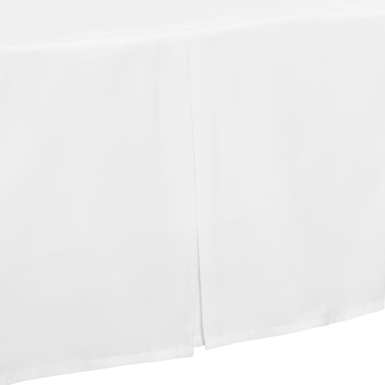 EVERYDAY KIDS White Pleated Crib Skirt