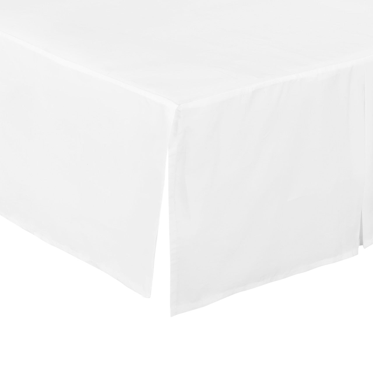 EVERYDAY KIDS White Pleated Crib Skirt
