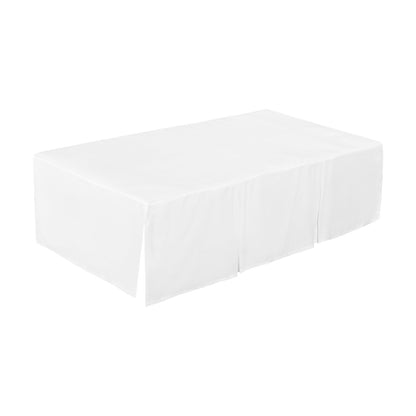 EVERYDAY KIDS White Pleated Crib Skirt