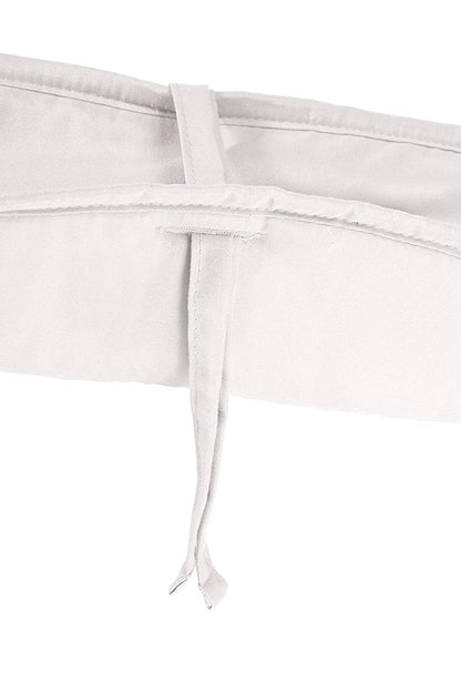 Everyday Kids 3-Piece Padded Baby Crib Rail Cover Set- White