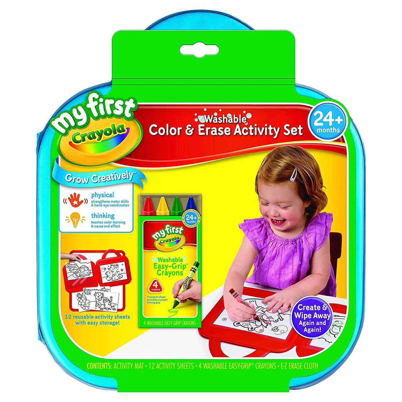 Crayola My First Washable Color and Erase Activity Set