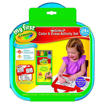 Crayola My First Washable Color and Erase Activity Set