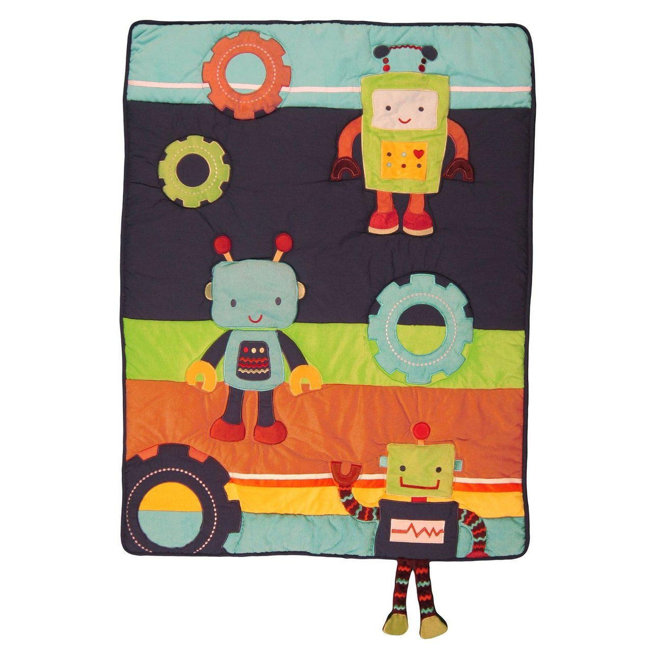 Baby Bots 4 Piece Baby Crib Bedding Set by Nojo