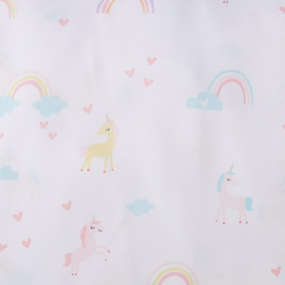 Little Love by NoJo Magical Unicorns Fitted Crib Sheet, Pastel Rainbows & Stars Microfiber Nursery Bedding, Soft Pink, Lavender & Mint