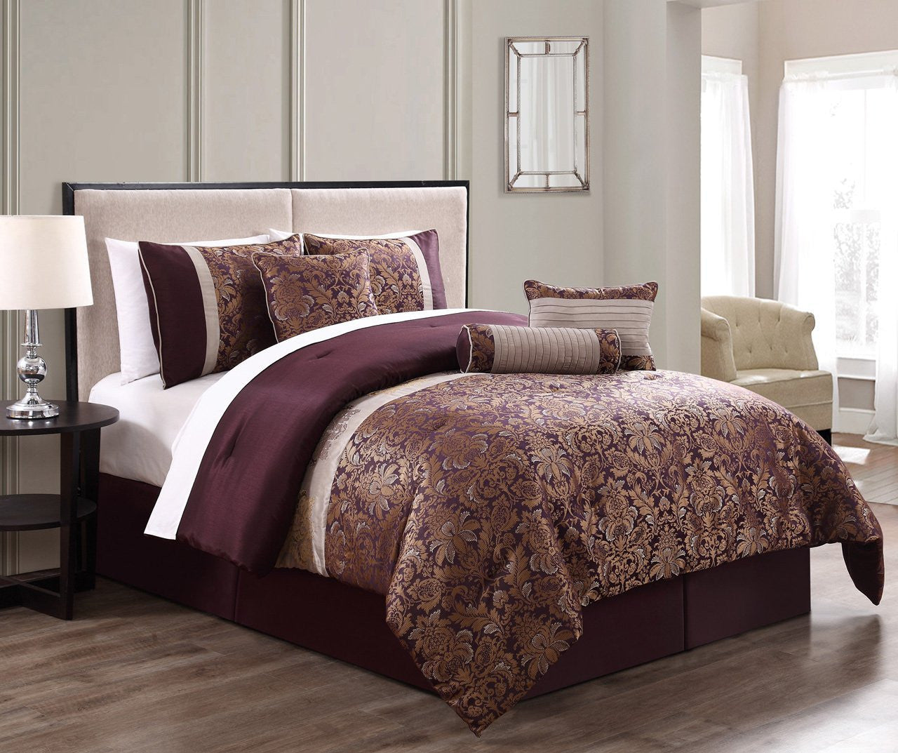 Milano 7-piece Comforter Set Cal King