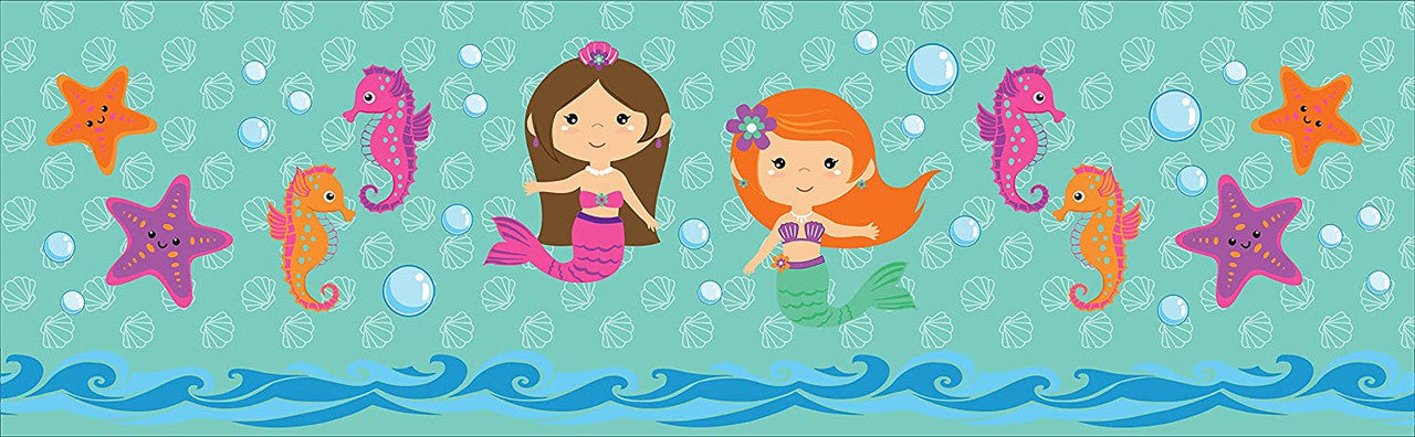 Everyday Kids Mermaid Adventures Window Valance