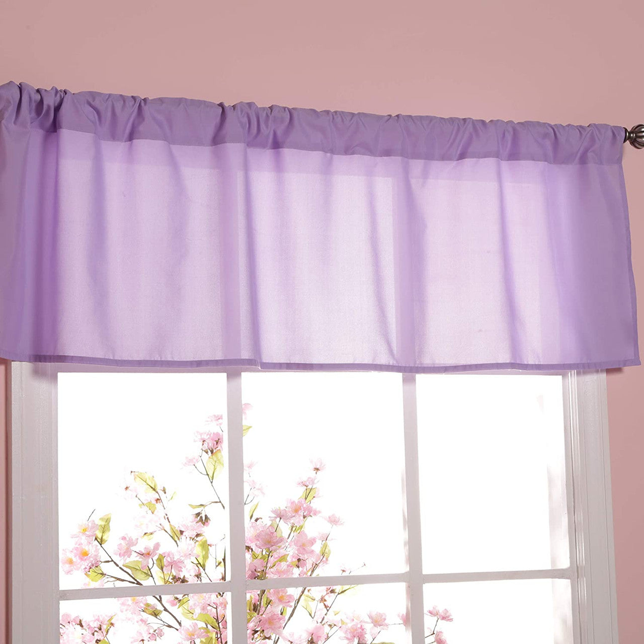 Everyday Kids Purple Window Valance