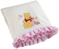 Disney Precious Pooh Applique Scenic Blanket