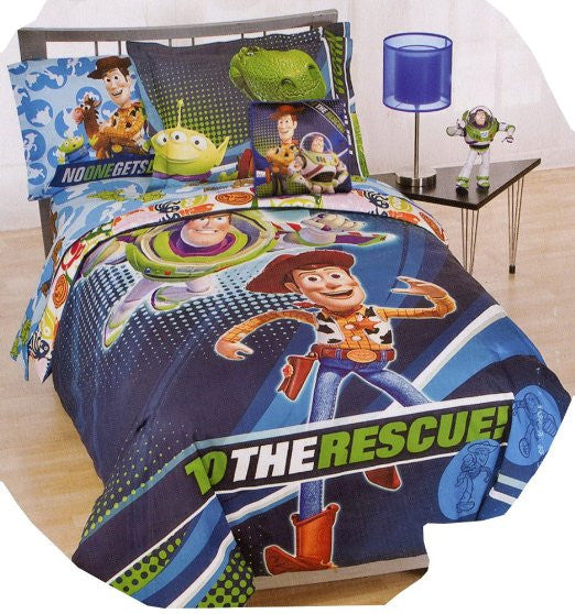 Toy Story 'To The Rescue' 3D Twin Size 5pcs Bedding Set