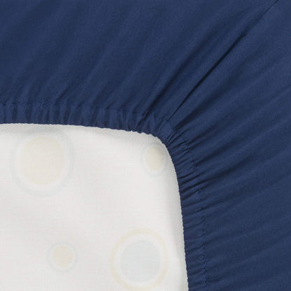 Everyday Kids Navy 4 Piece Crib Bedding Set