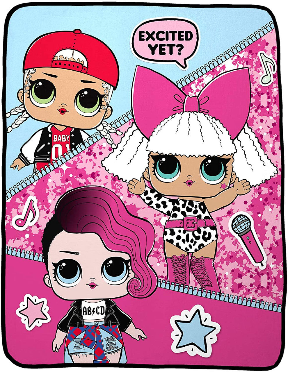 L.O.L. Surprise! Silky Soft Throw