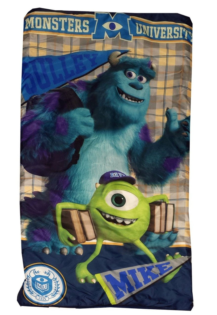 Monsters University Indoor Sleeping Bag in printed Drawstring Bag