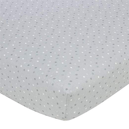 Gerber Baby Boy Crib Sheet - Grey Dots
