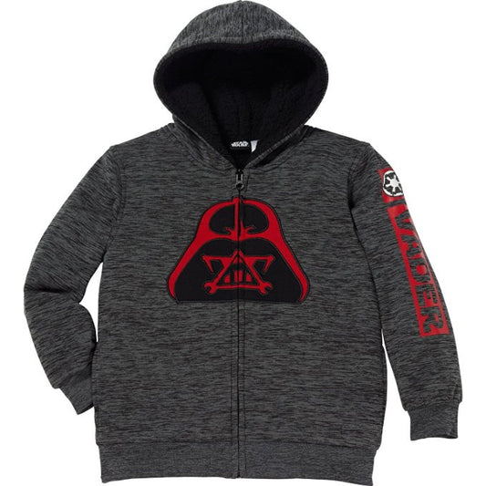 Marvel Boys Superhero Lined Full Zip Hoodie Jacket Star Wars