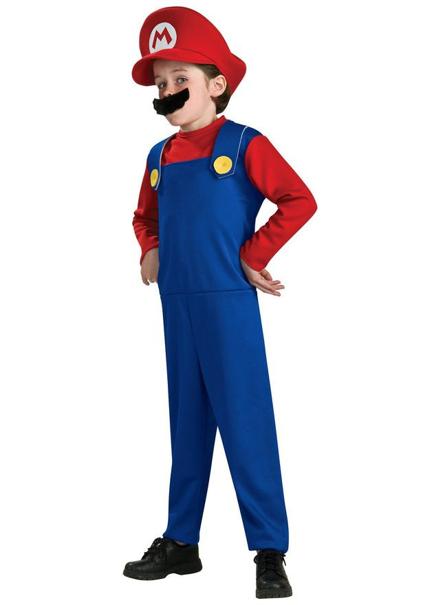 Super Mario Brothers Mario Costume - Child Medium 8-10