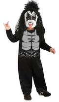 Kiss The Demon Gene Simmons Rock Star Costume Toddler 2-4