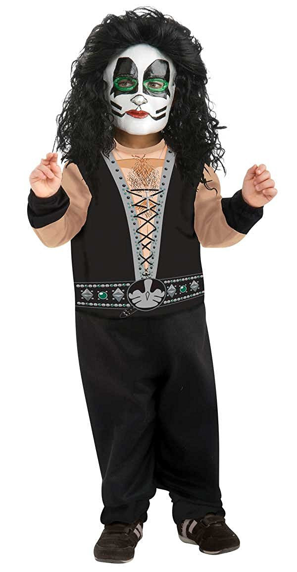 Kiss The Catman Peter Criss Rock Star Costume Toddler 2-4
