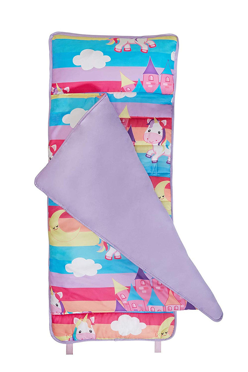 EVERYDAY KIDS Nap Mat with Removable Pillow - Unicorn Dreams