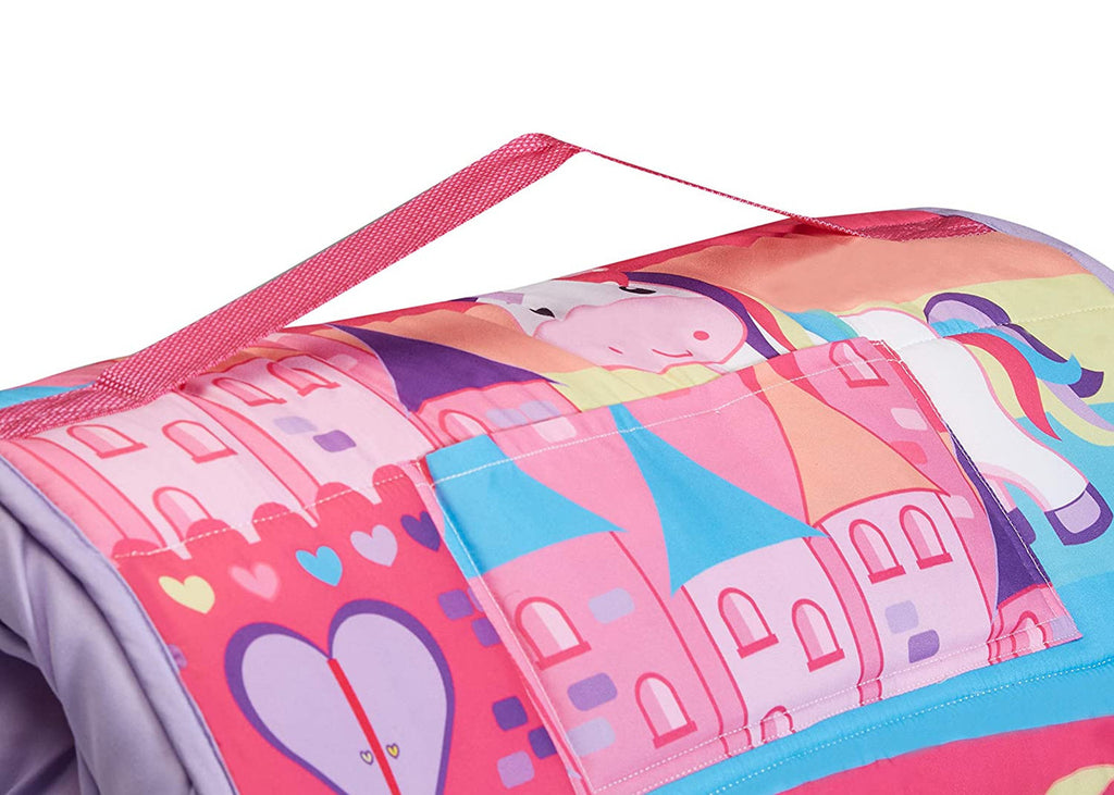 EVERYDAY KIDS Nap Mat with Removable Pillow - Unicorn Dreams