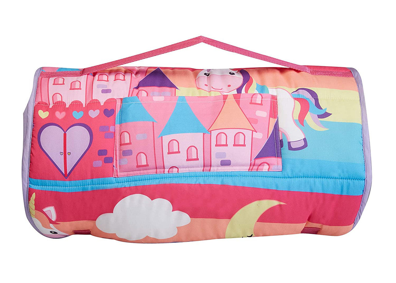 EVERYDAY KIDS Nap Mat with Removable Pillow - Unicorn Dreams