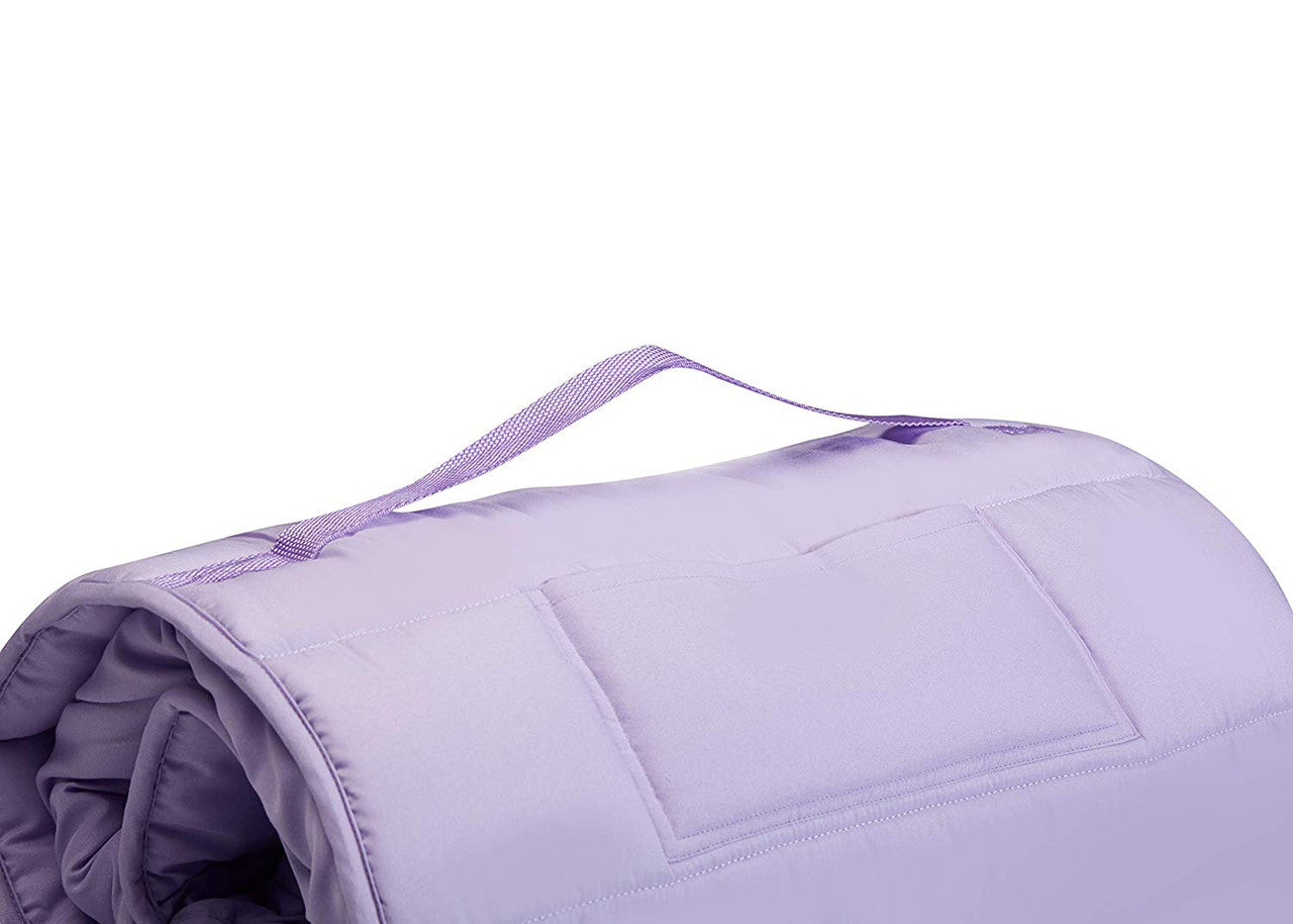 EVERYDAY KIDS Nap Mat with Removable Pillow - Lavender