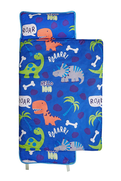 Everyday Kids Nap Mat with Removable Pillow - Roarin' Dinos