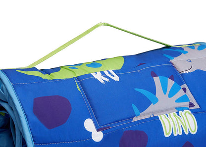 Everyday Kids Nap Mat with Removable Pillow - Roarin' Dinos