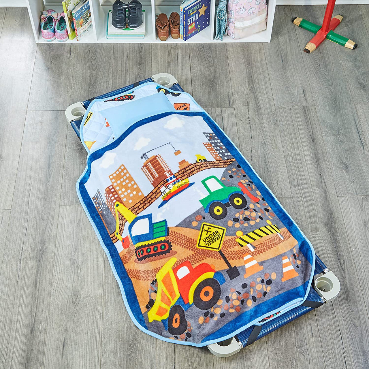 Everyday Kids Construction Cot Nap Mat