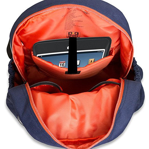 Diaper Dude Sport Backpack Diaper Bag by Chris Pegula - Navy/Grey Colorblock