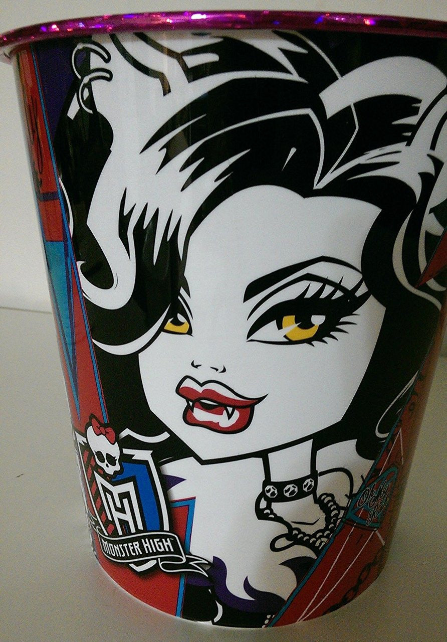 Monster High Plastic Trash Can