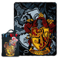 Warner Brothers "Harry Potter, Gryffindor Lion" Silk Touch 40 by 50-Inch Throw with Reusable Canvas Tote Set