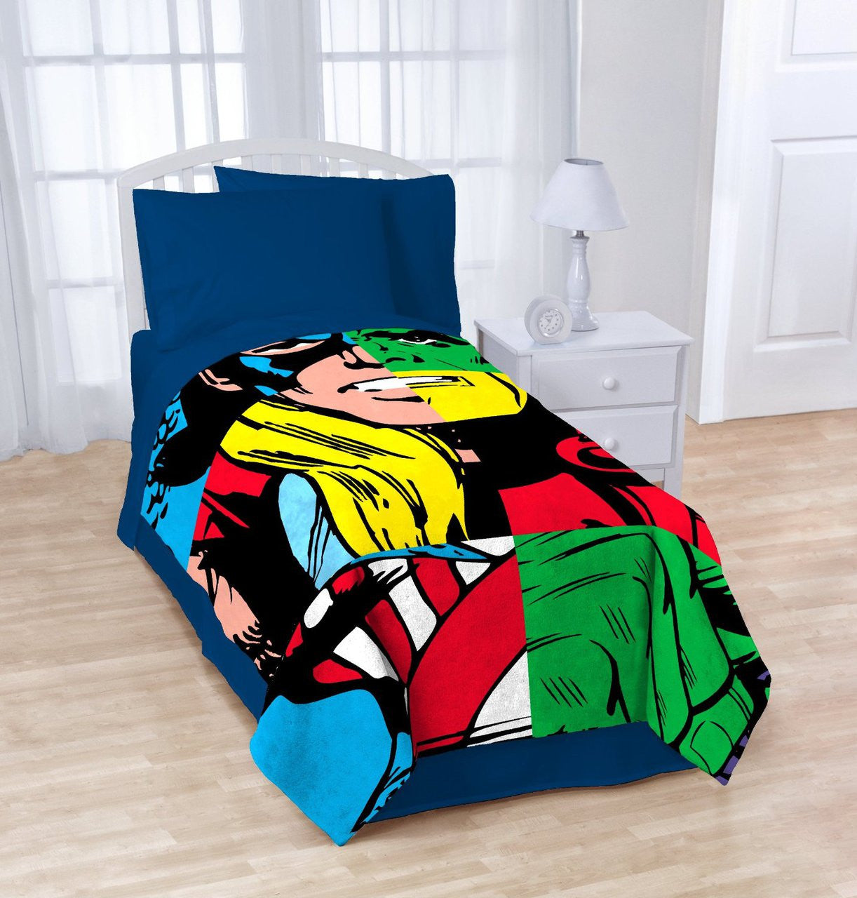 Marvel Heroes Cut Up Blanket