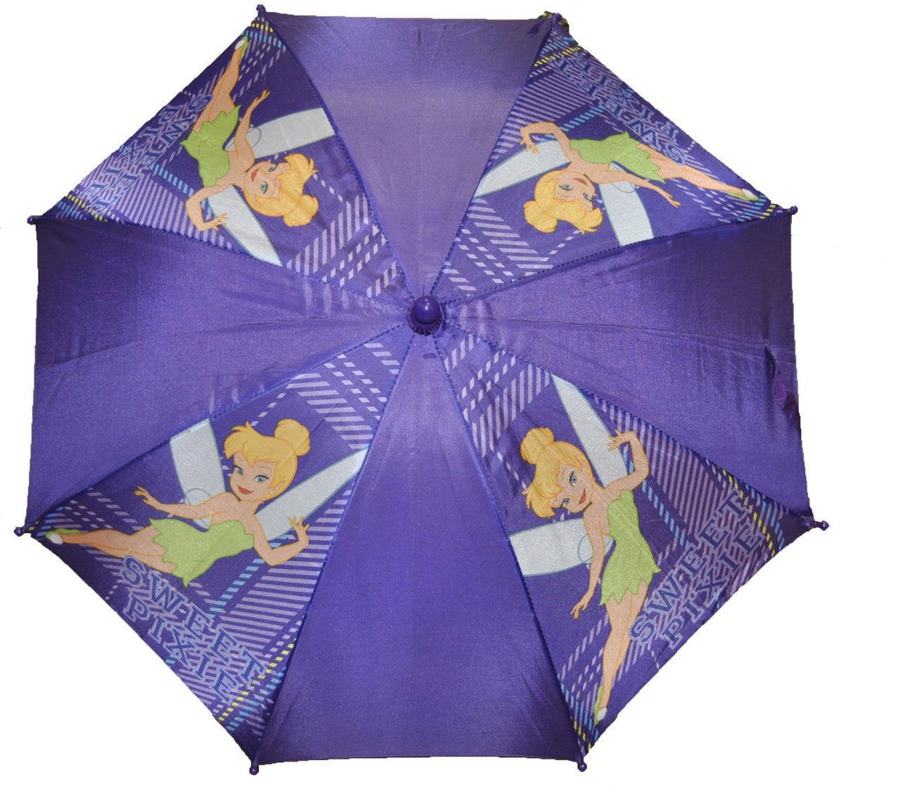 Disney Tinkerbell Kid 20" Umbrella 3D Tinkerbell Figurine Purple